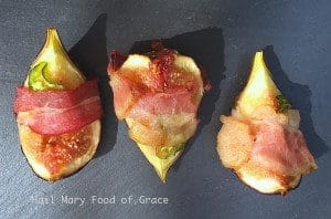 Figs, bacon, and jalapeno