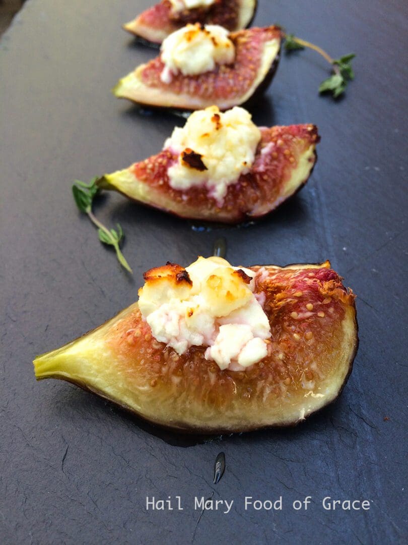 Figs, feta and honey Hail Mary Food of Grace