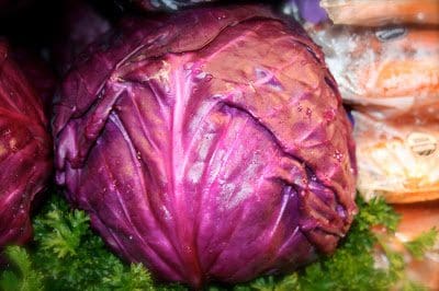 Red cabbage is a good source of vitamin c.