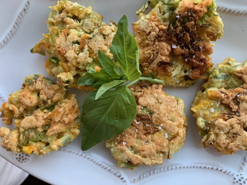 Squash Blossom Fritters