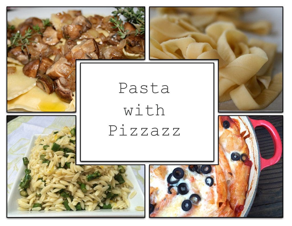 Pasta with pizzazz.