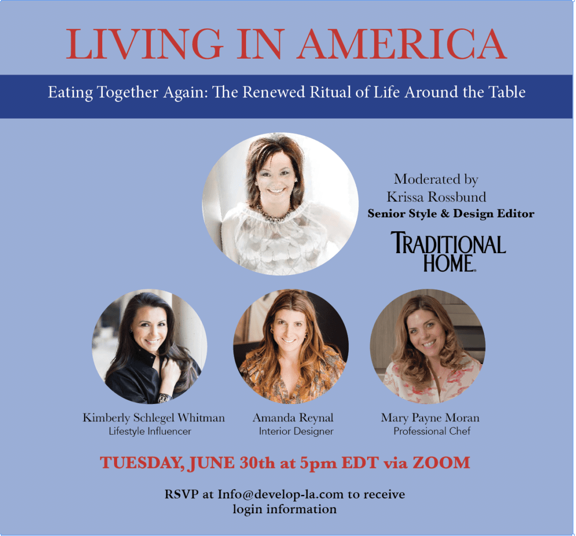 living in America event poster