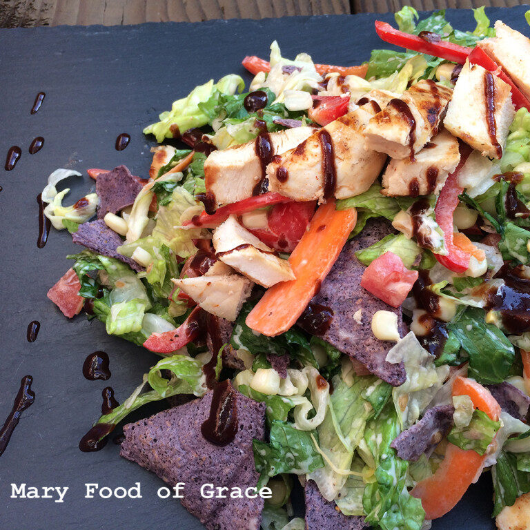 Barbeque chicken salad