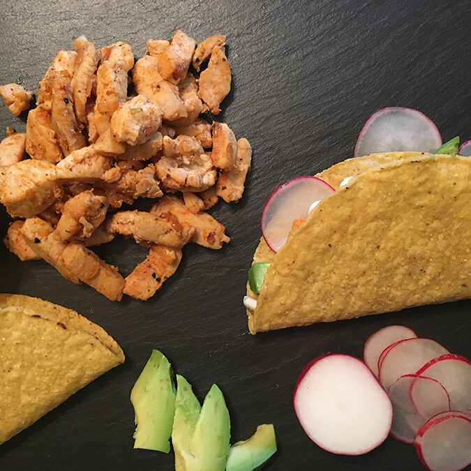 Chicken tacos