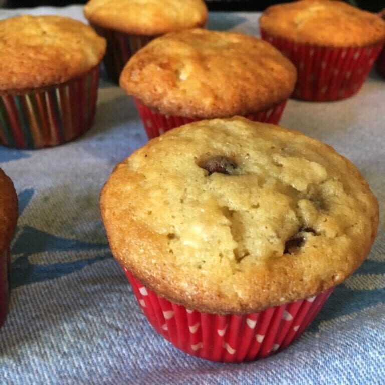 A group of muffins on a table.
