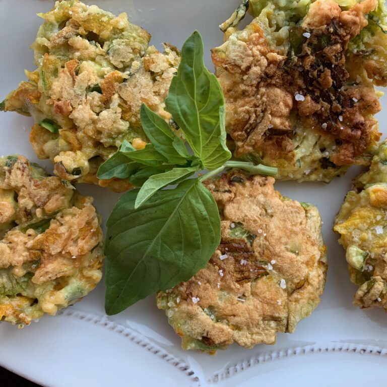 Squash Blossom Fritters